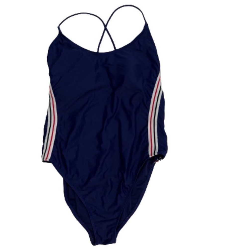 Blue One Piece Bathing Suit